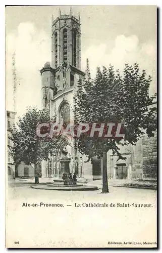 Ansichtskarte AK Aix en Provence Le Cathedrale Saint Sauveur