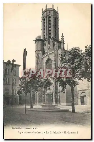 Ansichtskarte AK Aix en Provence La Cathedrale Saint Sauveur