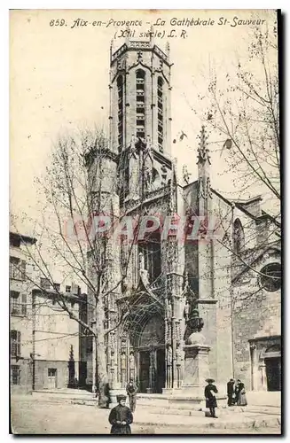 Ansichtskarte AK Aix en Provence La Cathedrale Saint Sauveur XIII siecle