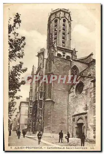 Ansichtskarte AK Aix en Provence Cathedrale Saint Sauveur