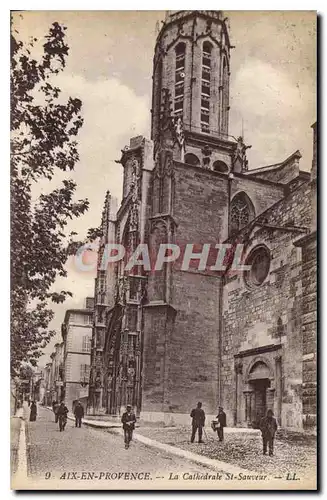 Ansichtskarte AK Aix en Provence Cathedrale St Sauveur