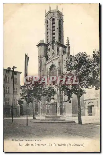 Ansichtskarte AK Aix en Provence la Cathedrale St Sauveur