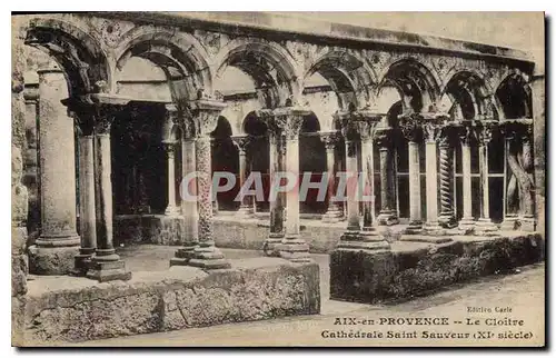 Ansichtskarte AK Aix en Provence Le Cloitre Cathedrale Saint Sauveur XI siecle