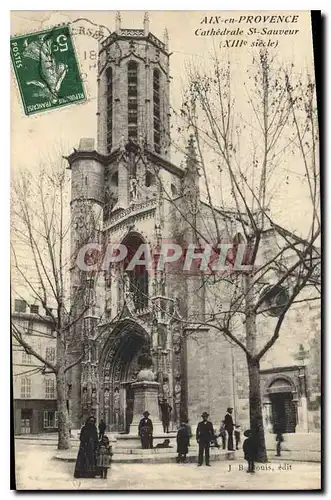 Cartes postales Aix en Provence Cathedrale St Sauveur XIII siecle