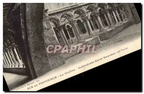 Cartes postales Aix en Provence Le Cloitre Cathedrale Saint Sauveur