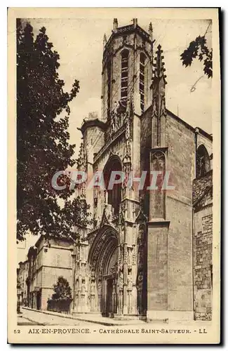 Ansichtskarte AK Aix en Provence Cathedrale Saint Sauveur