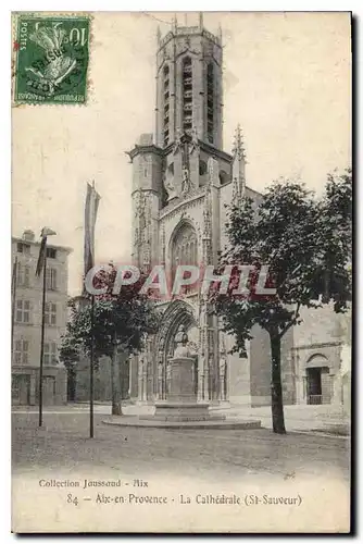 Ansichtskarte AK Aix en Provence la Cathedrale St Sauveur