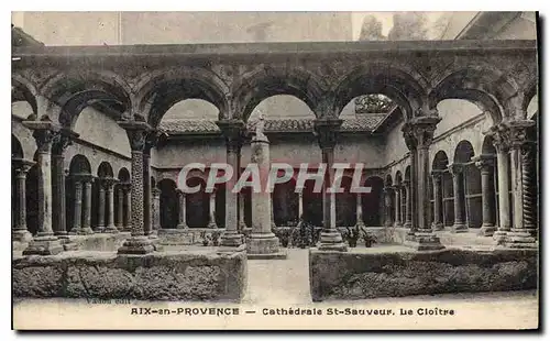 Cartes postales Aix en Provence Cathedrale St Sauveur le Cloitre