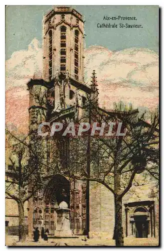 Cartes postales Aix en Provence Cathedrale St Sauveur