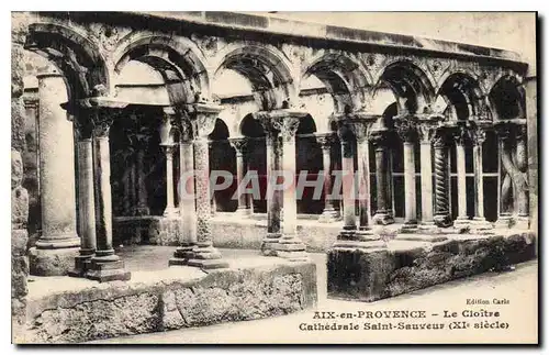 Ansichtskarte AK Aix en Provence le Cloitre Cathedrale Saint Sauveur Xi siecle