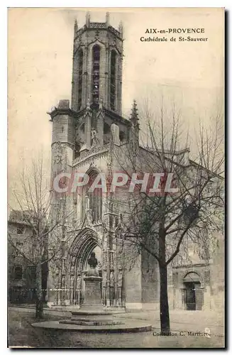 Cartes postales Aix en Provence Cathedrale St Sauveur