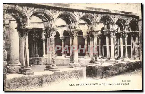 Cartes postales Aix en Provence Cloitre de St Sauveur