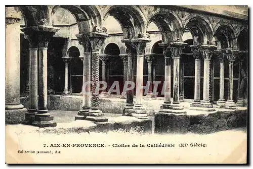 Cartes postales Aix en Provence Cloitre de la cathedrale XI siecle