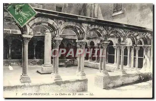 Cartes postales Aix en Provence Cloitre du Xi siecle