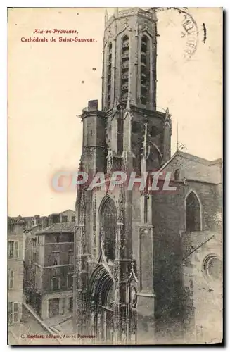 Ansichtskarte AK Aix en Provence cathedrale Saint Sauveur