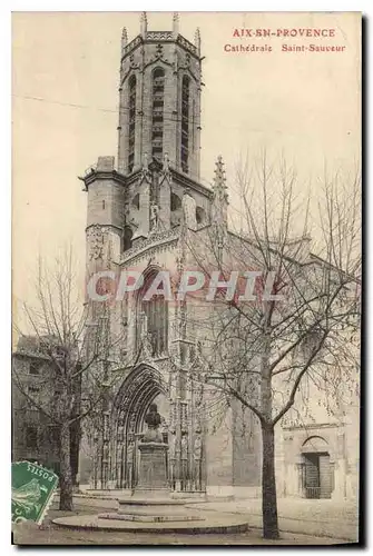 Ansichtskarte AK Aix en Provence cathedrale Saint Sauveur