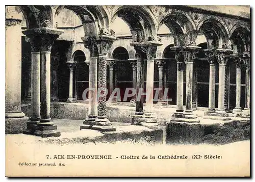 Cartes postales Aix en Provence Cloitre de la cathedrale XI siecle