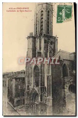 Cartes postales Aix en Provence cathedrale Saint Sauveur