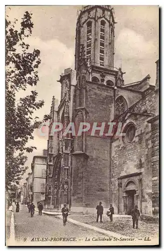 Ansichtskarte AK Aix en Provence la cathedrale St Sauveur