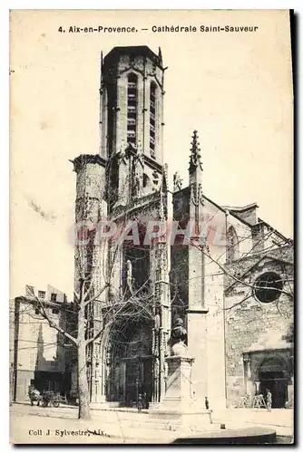 Cartes postales Aix en Provence Cathedrale Saint Sauveur