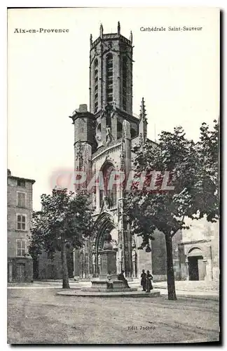 Ansichtskarte AK Aix en Provence Cathedrale Saint Sauveur