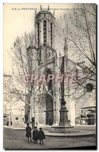 Cartes postales Aix en Provence Cathedrale Saint Sauveur XV siecle