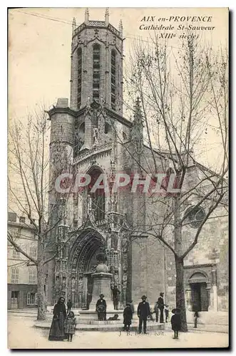 Cartes postales Aix en Provence Cathedrale St Sauveur XIII siecle