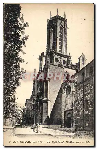 Ansichtskarte AK Aix en Provence Cathedrale St Sauveur