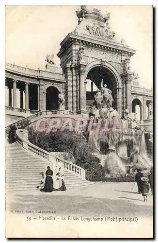 Cartes postales Marseille le palais Longchamp Motif principal