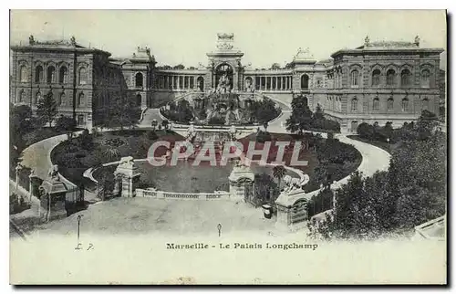 Cartes postales Marseille le Palais Longchamp