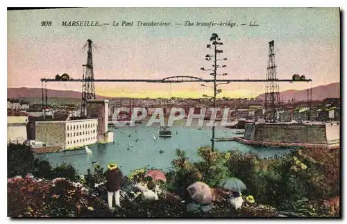 Cartes postales Marseille le pont Transbordeur