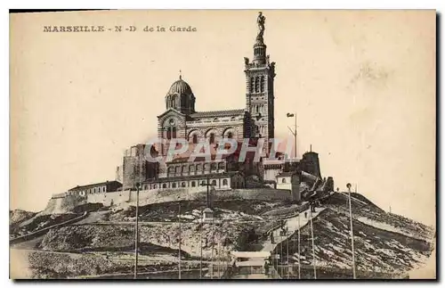 Cartes postales Marseille N D de la garde