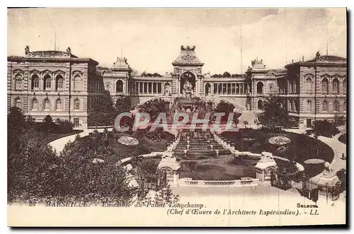 Ansichtskarte AK Marseille Ensemble du palais Longchamp chef d'Ceuvre de l'Architecte Esperandieu