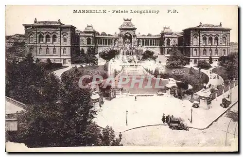 Cartes postales Marseille palais Longchamp