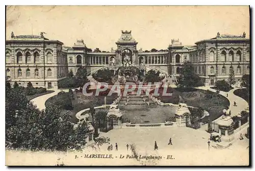 Cartes postales Marseille le palais Longchamps