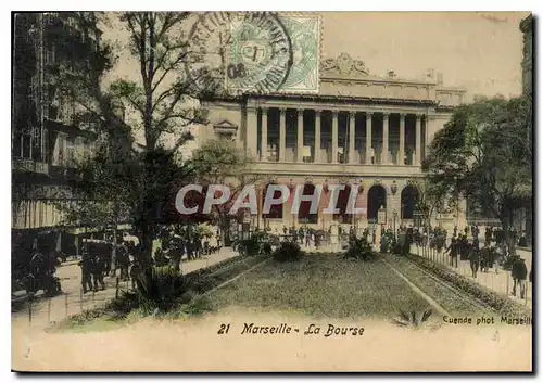 Cartes postales Marseille la Bourse