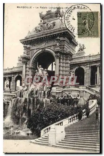 Ansichtskarte AK Marseille le Palais Longchamp Motif Principal