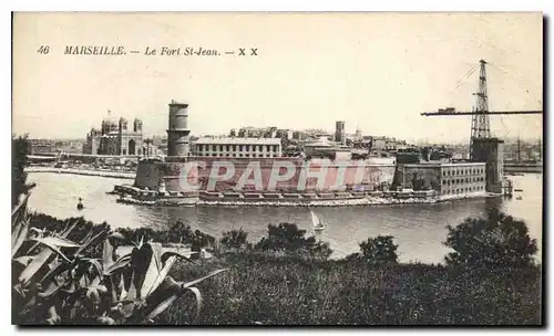 Cartes postales Marseille le Fort St Jean