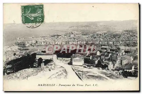 Cartes postales Marseille Panorama du Vieux Port