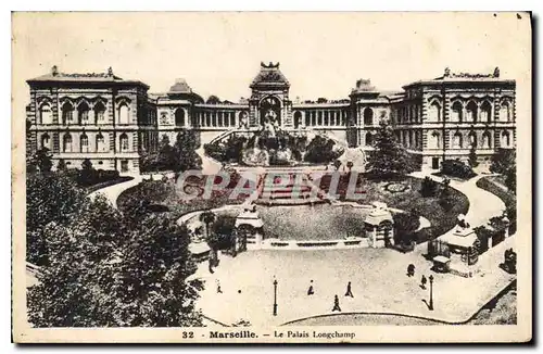 Cartes postales Marseille le palais Longchamp