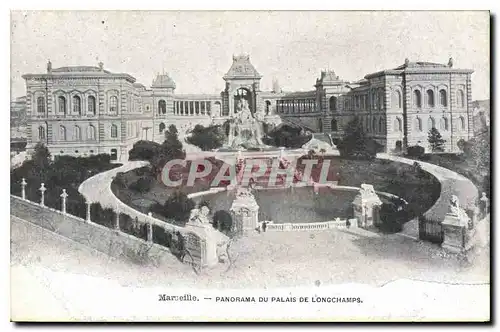 Cartes postales Marseille Panaroma du palais de Longchamps