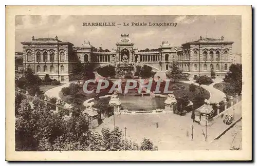 Cartes postales Marseille le palais Longchamp