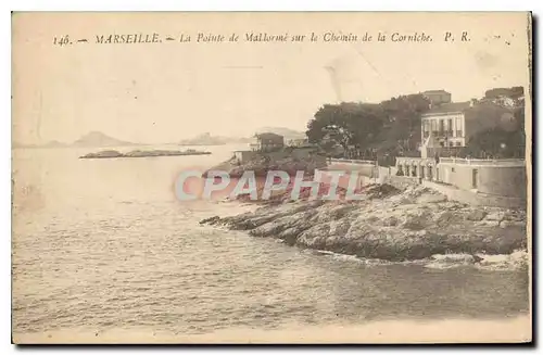 Cartes postales Marseille la pointe de Mallarme sur le chemin de la Corniche