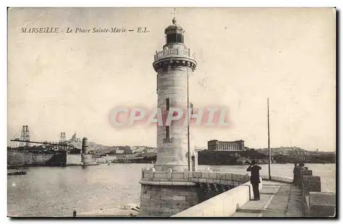 Cartes postales Marseille Le Phare Sainte Marie