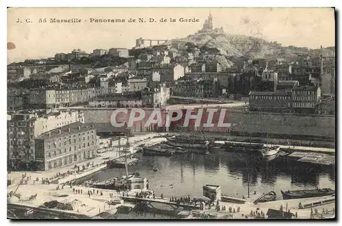 Cartes postales Marseille Panorama de Notre Dame de la Garde