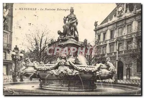 Ansichtskarte AK Marseille La Fontaine Estrangin