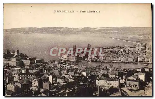 Cartes postales Marseille vue generale