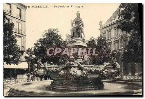 Ansichtskarte AK Marseille la fontaine Estrangin