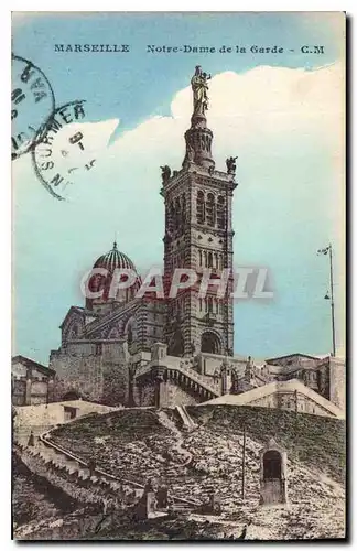 Cartes postales Marseille Notre dame de la Garde