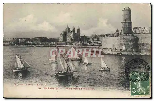 Ansichtskarte AK Marseille Avant Port de la Joliette Bateaux